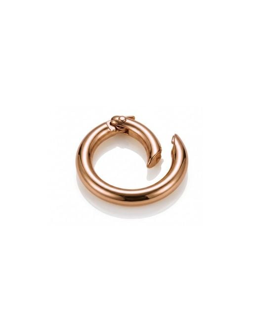 Jaredjamin Metallic Copper Tone Large Circular Clicker Clasp