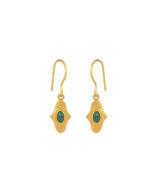 Opium Jewels Metallic Birthstone Hamsa Drops
