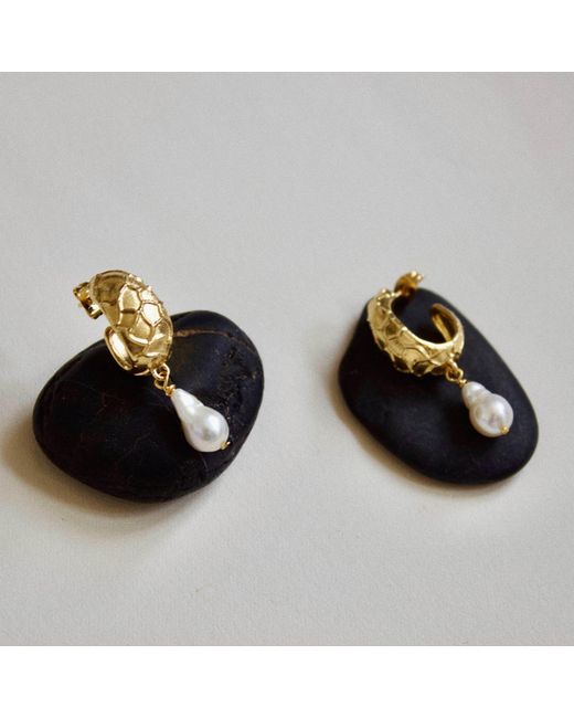Gem Island Metallic La Lagune Earrings