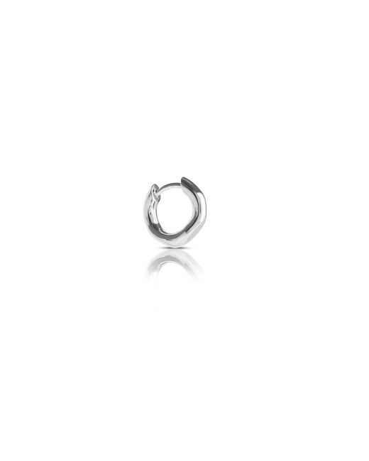Kasun Metallic Smile Hoop Earrings – September – Sapphire –