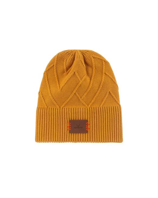 Norbron Orange Bonham Sulphur Beanie for men