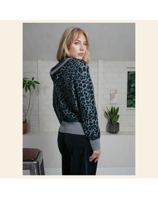 Nooki Design Gray Leopard Norwood Hoodie