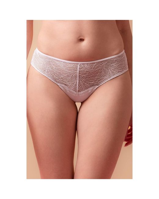 Oh!Zuza White Journal Lace Lingerie Set Bralette & Brazilian Briefs –