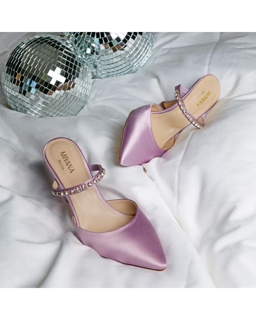 Miyana Berlin Pink Louna Mules