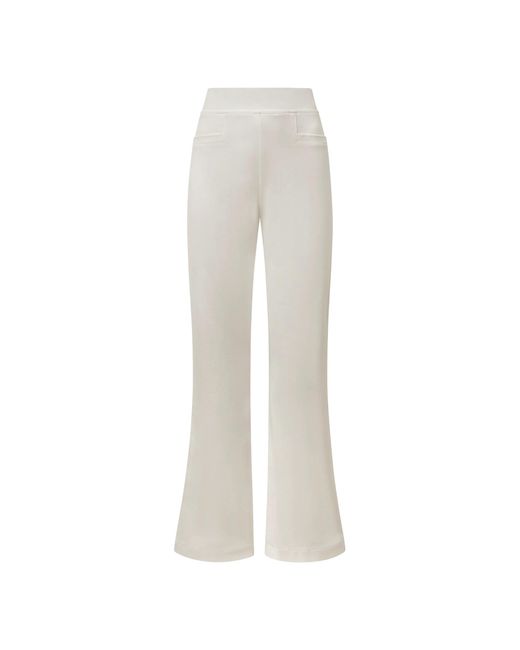James Lakeland White Cream Bootleg Trousers