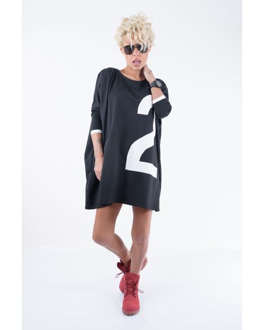 Clothes by Locker Room Black Casual Tunic Dress