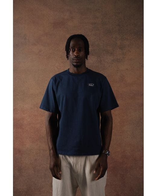 FELLA SWIM Blue Double Bogey Boxer T-Shirt for men
