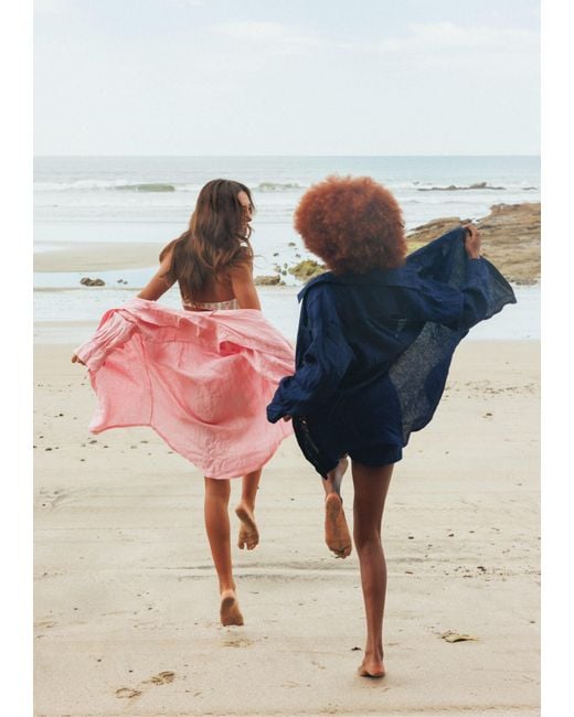 Lessea Blue Linen Cloud