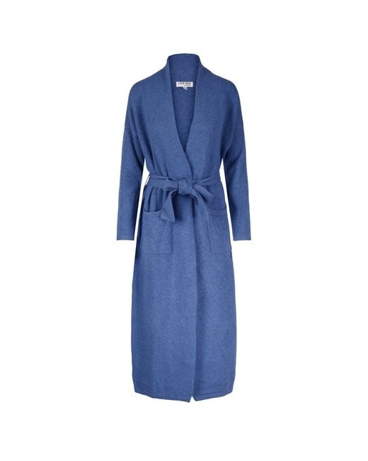 tirillm Blue Camilla Cashmere Dressing Gown