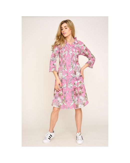 At Last Pink Annabel Cotton Tunic