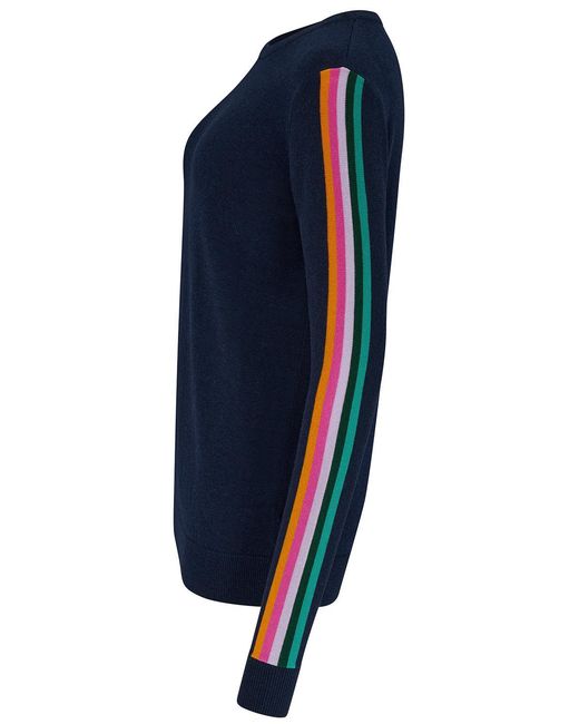 Sugarhill Blue Rita Sweater, Sports Stripe