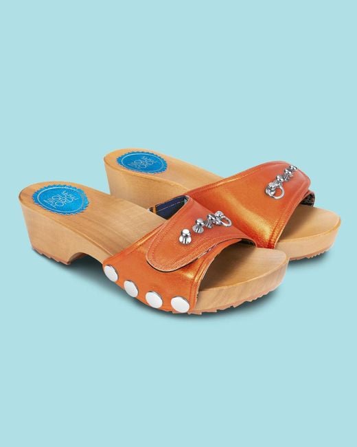 Nique Forde Orange Paprika Hot Lucille Sandals