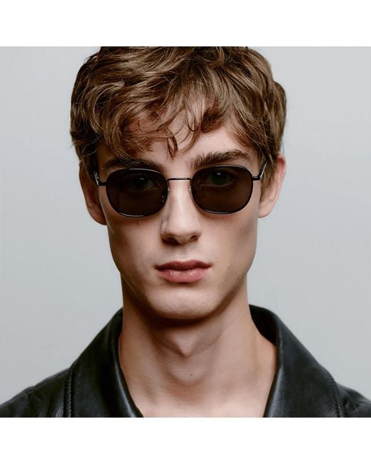 A.Kjærbede Black Hello Sunglasses for men