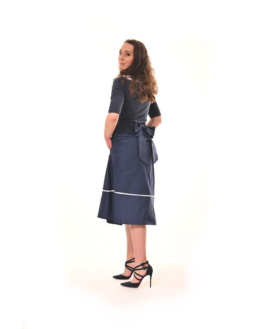 Frock Tales Blue Boating Top