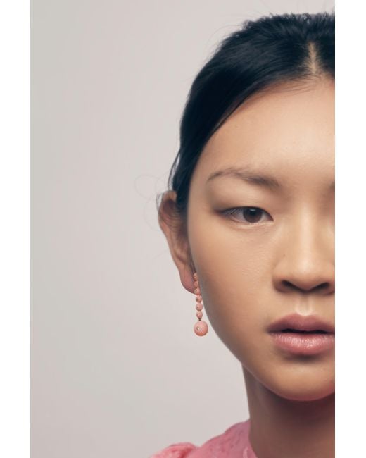 Lavani Jewels Pink Hibiscus Earrings