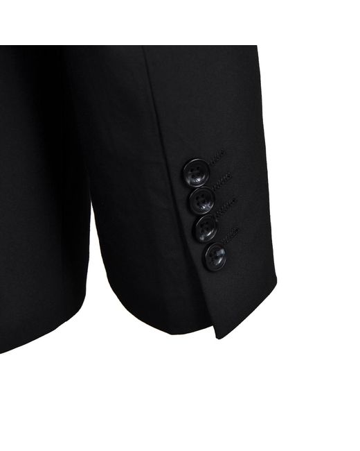 DAVID WEJ Black Aldo Single Breasted Suit for men