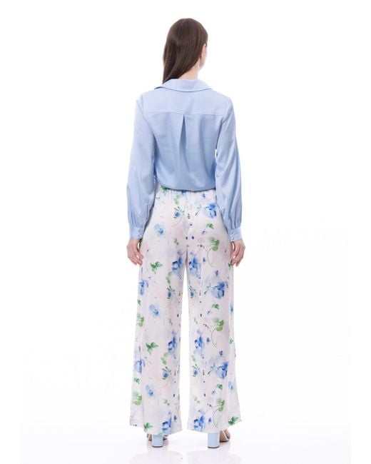 Carloslines Blue Button Down Long Sleeve Shirt
