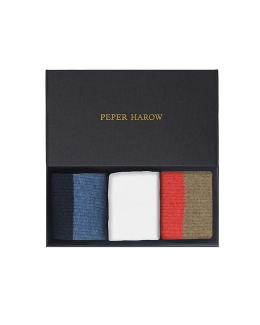 Peper Harow - Made in England Blue Wellness Gift Box for men