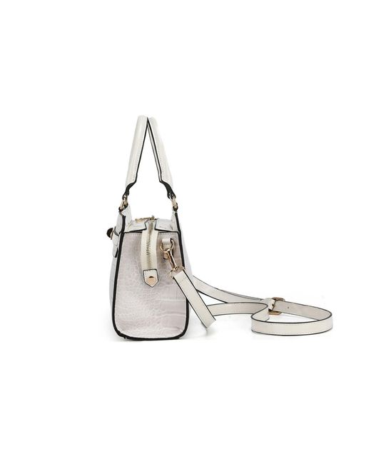Mkf Collection - J'omor White Colby Satchel Bag