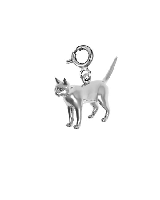 Nowart Jewelry Metallic Cat Charm