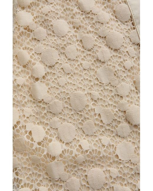 Exquise Natural Neutrals Noelle Cotton Lace Shirt