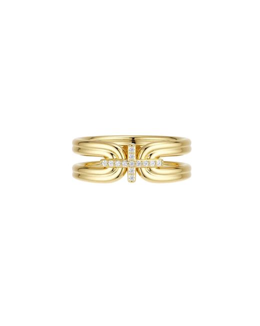 Vanimy Metallic Holy Door Cross Ring