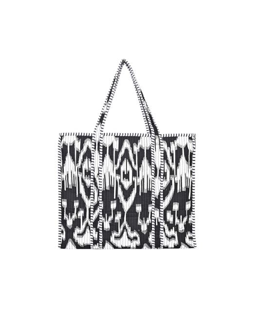 Conscious Yoga Collective Black The Ikat Cotton Tote