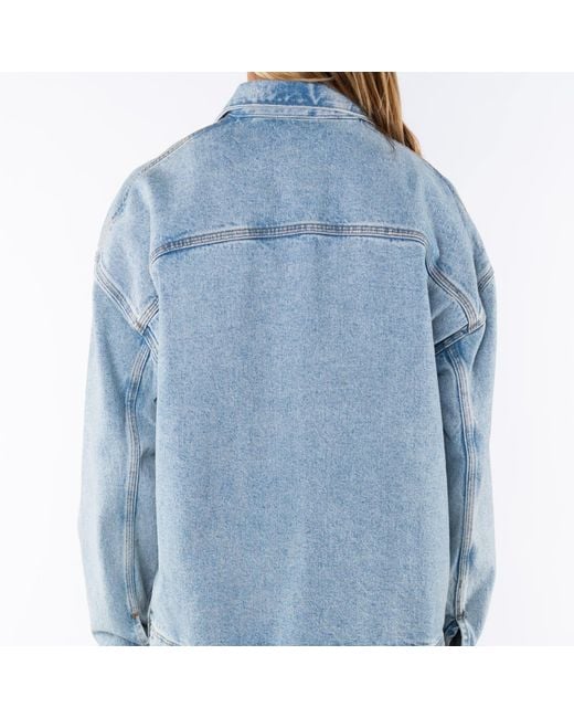 Ariko Blue Oversized Denim Jacket