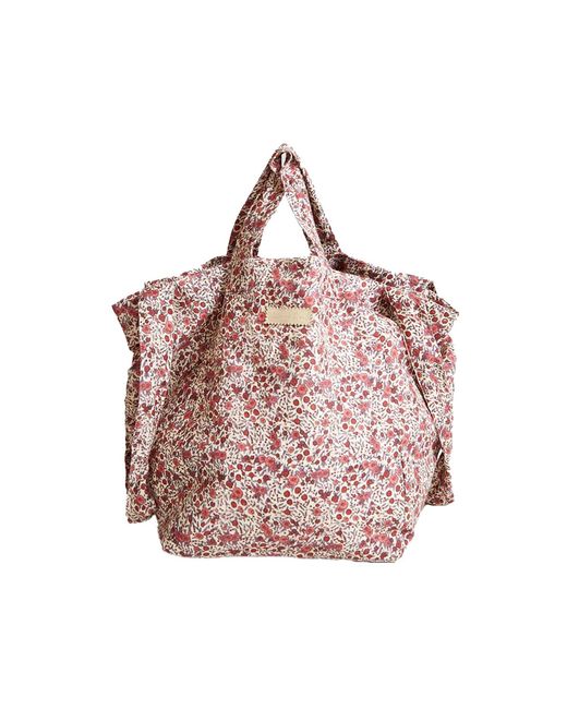 Lily and Lionel Pink Aster Floral Tote Bag