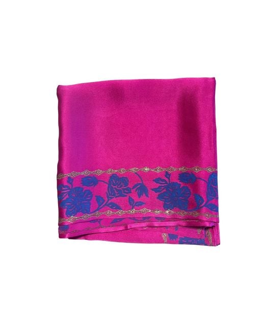 Heritagemoda Pink Maharani Royal Silk Luxury Scarf