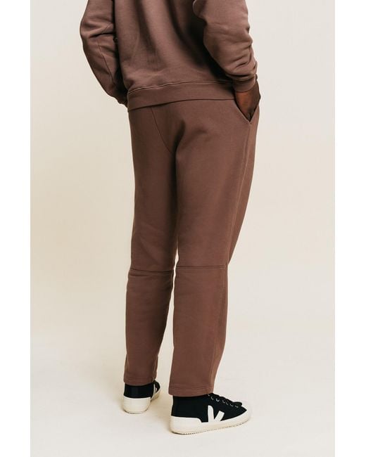 Ocio Leisurewear Brown Neutrals Straight Leg Pant for men