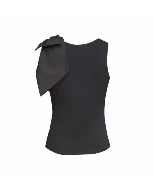 Frock Tales Black Brook Top With Bow
