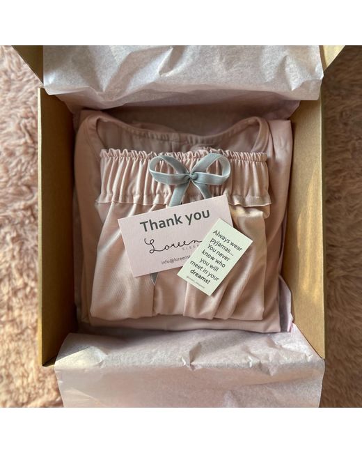 Loreen Label Pink Bamboo Wrap Top & Butterfly Shorts