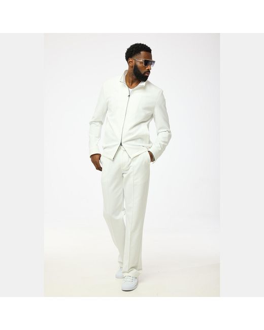 DAVID WEJ Gray Ashford Relaxed Drawstring Trouser for men