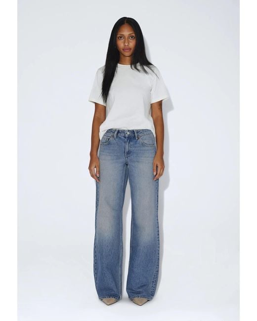 Dr. Denim Blue Rhue Low Wide