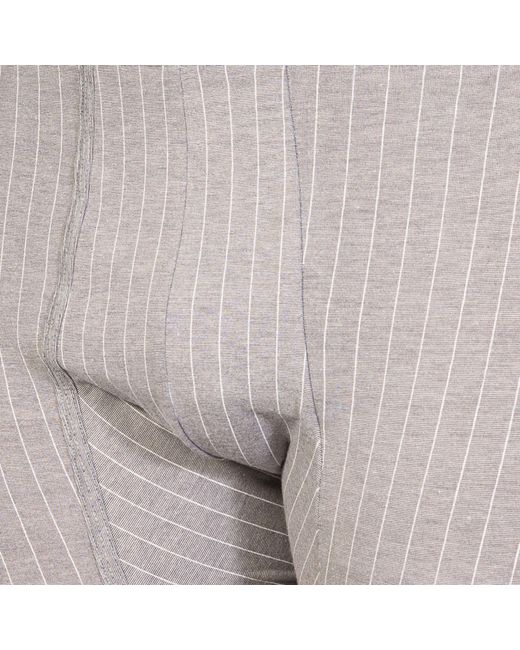 Zd - Zero Defects Gray Helios Diplomatic Fly Front Boxer Egyptian Cotton for men