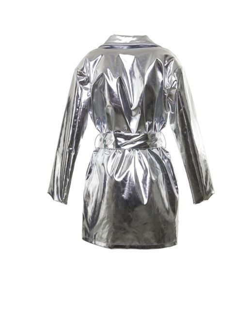 Brenda Agradi Black Mirror Party Trench Coat
