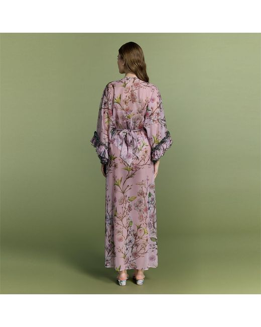 Nur Karaata Pink Mango Mojito Beach Dress