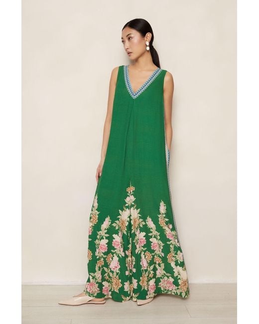 Raishma Green Mabel Jumpsuit