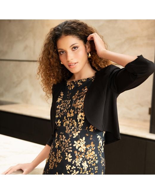 Alie Street London Blue Freya Bolero Jacket