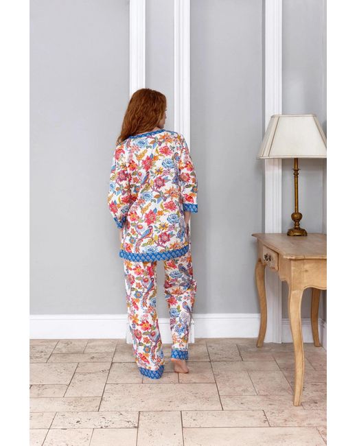 Inara White Goa Carnival Cotton Pyjamas