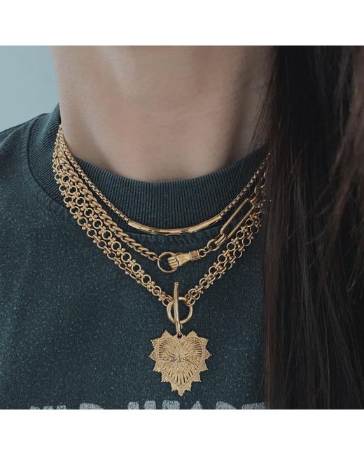 IN CAUDA VENENUM Metallic Briarée Necklace