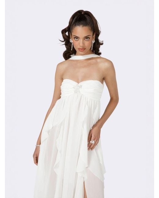Nana Jacqueline White Mariah Dress