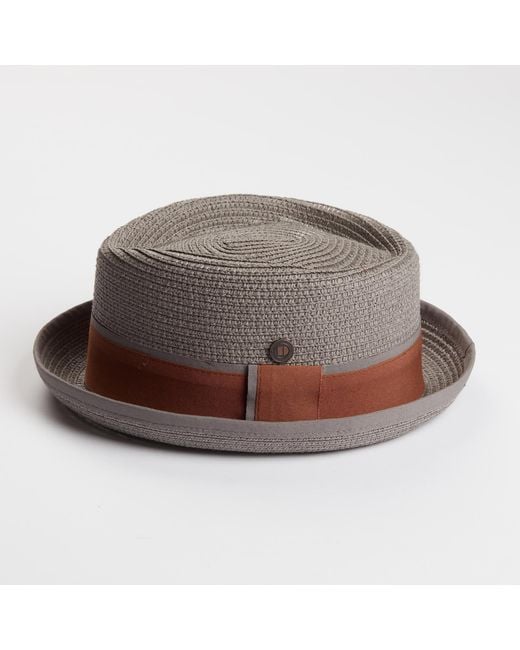 Dasmarca Hats Brown Dasmarca Durban Summer Diamond Crown Light Weight Breathable Porkpie Hat for men