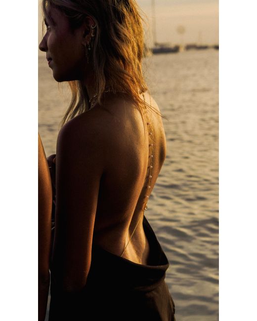 Amoura Jewelers Black Esmra Back Chain