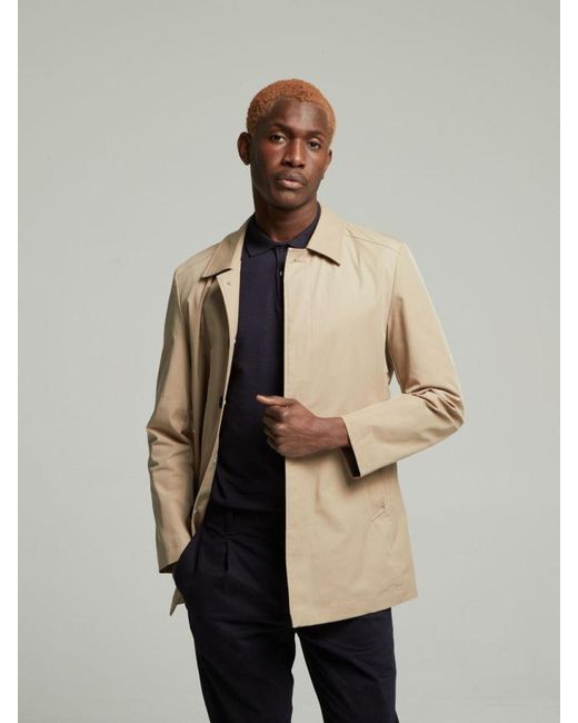 Guards London Brown Neutrals Wentworth Travel Raincoat for men