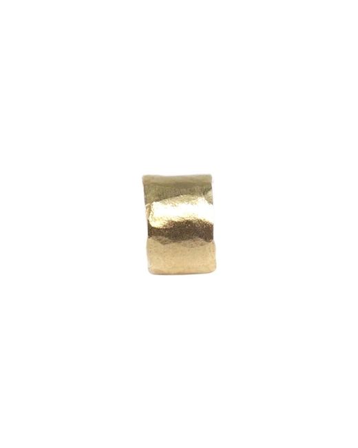 Oolo London Metallic Brutalist Circular Ear Cuff
