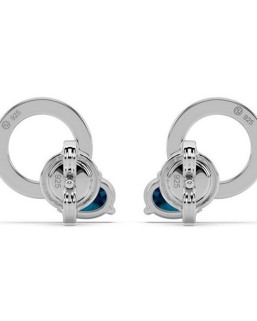 Onia Blue Sapphire Donut Studs