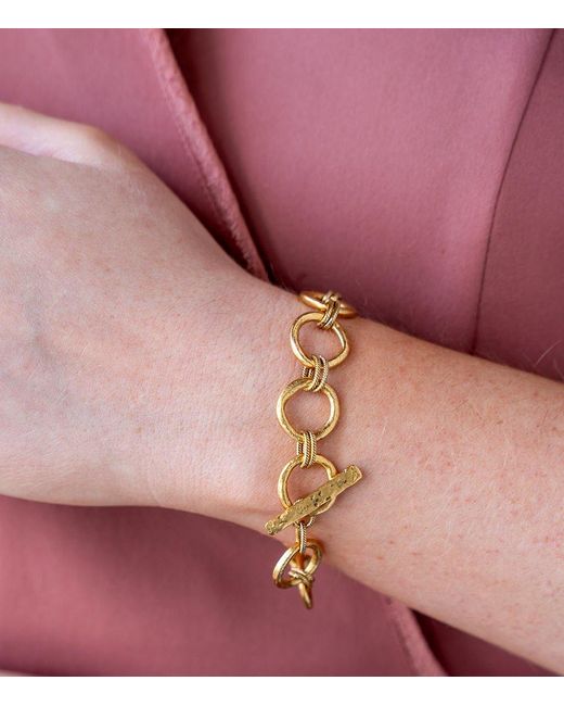 Loni Paul Jewelry Metallic Sculpted Circle Bracelet