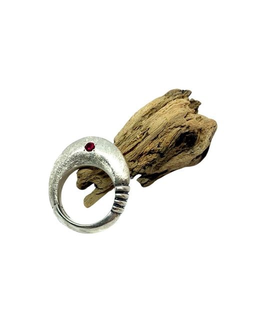 Tg-Jewellery by Tamara Gervasio White Fountain Ring Ruby